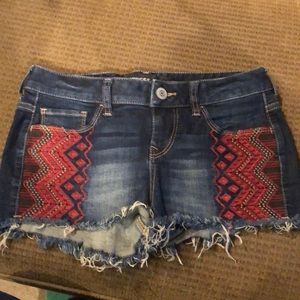 Express jeans denim shorts